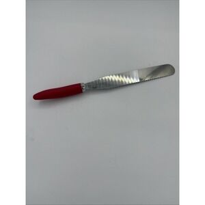 Nordic Ware Serrated Frosting Spatula With Red Handle